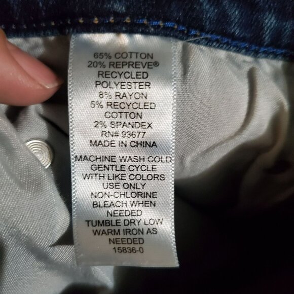 Arizona Jeans Mens 48x22 Blue Relaxed Straight Stretch Denim *Read* - Picture 4 of 12